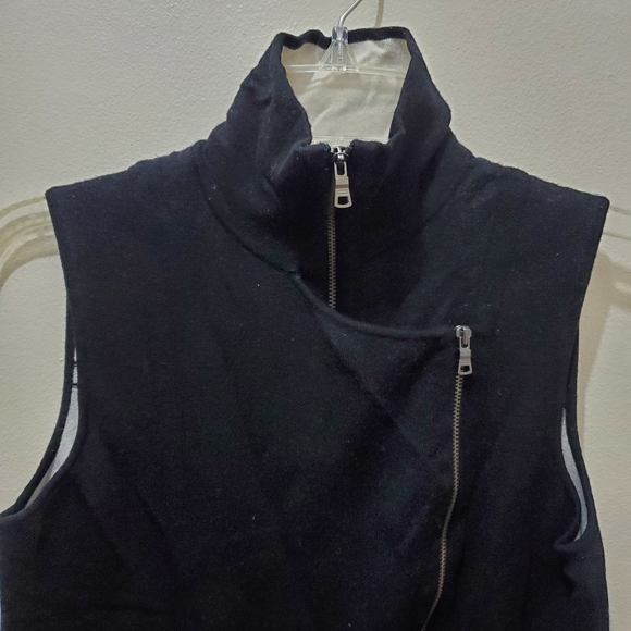 ARMINI EXCHANGE - BLACK DOIBLE ZIPPPER VEST - Picture 6 of 9